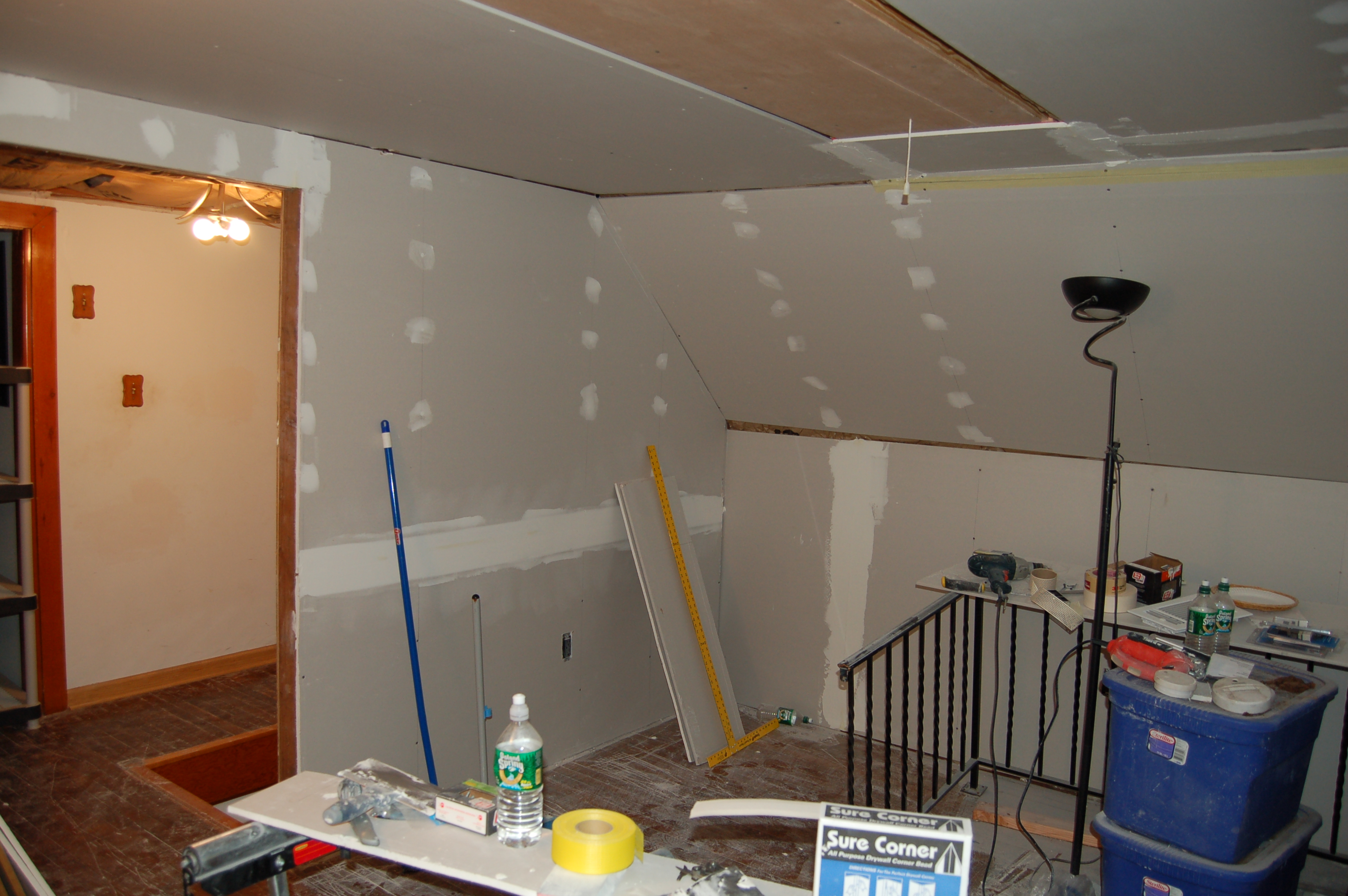 Sheetrock and Spackle